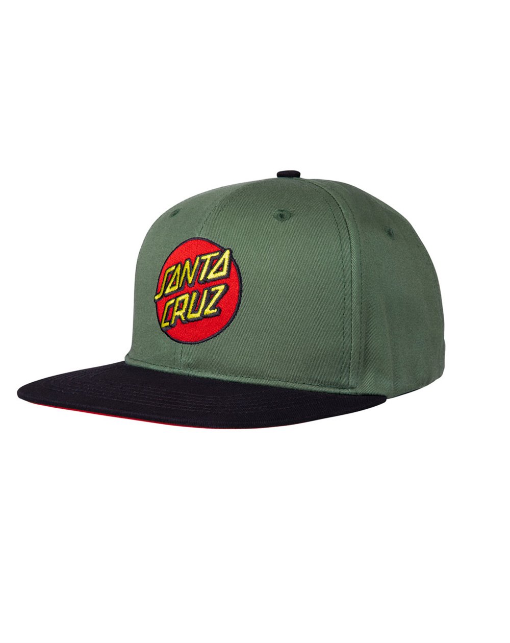 Santa Cruz Boné Snapback Classic Dot (Sage/Black)