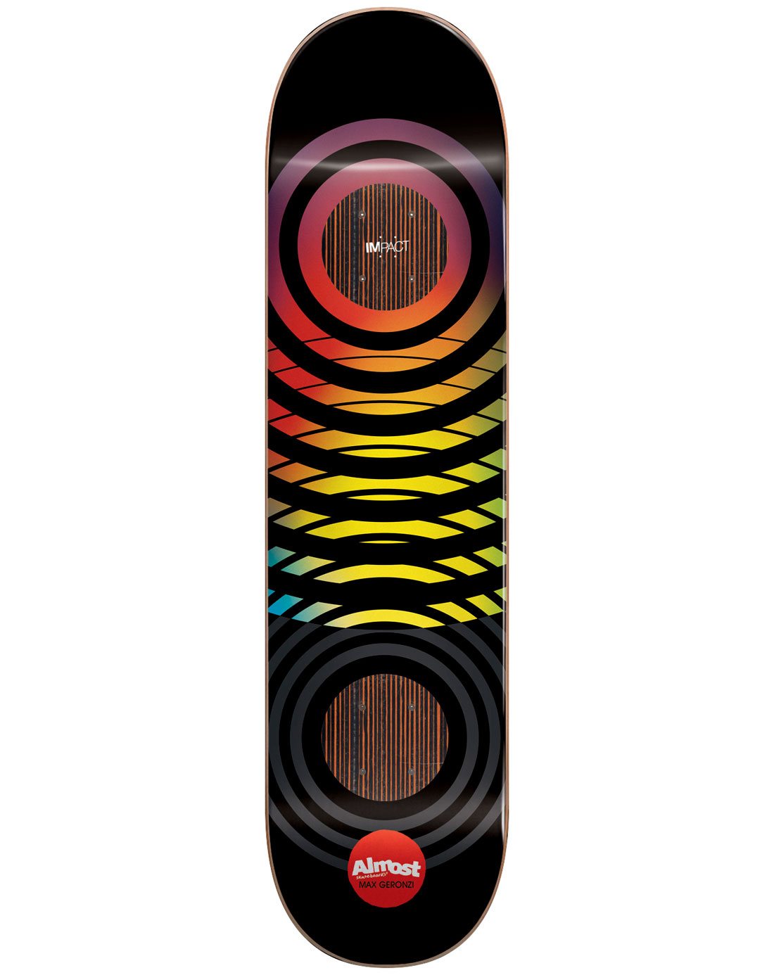 Black Blur Impact 8" Almost Skateboard Deck Xtreme