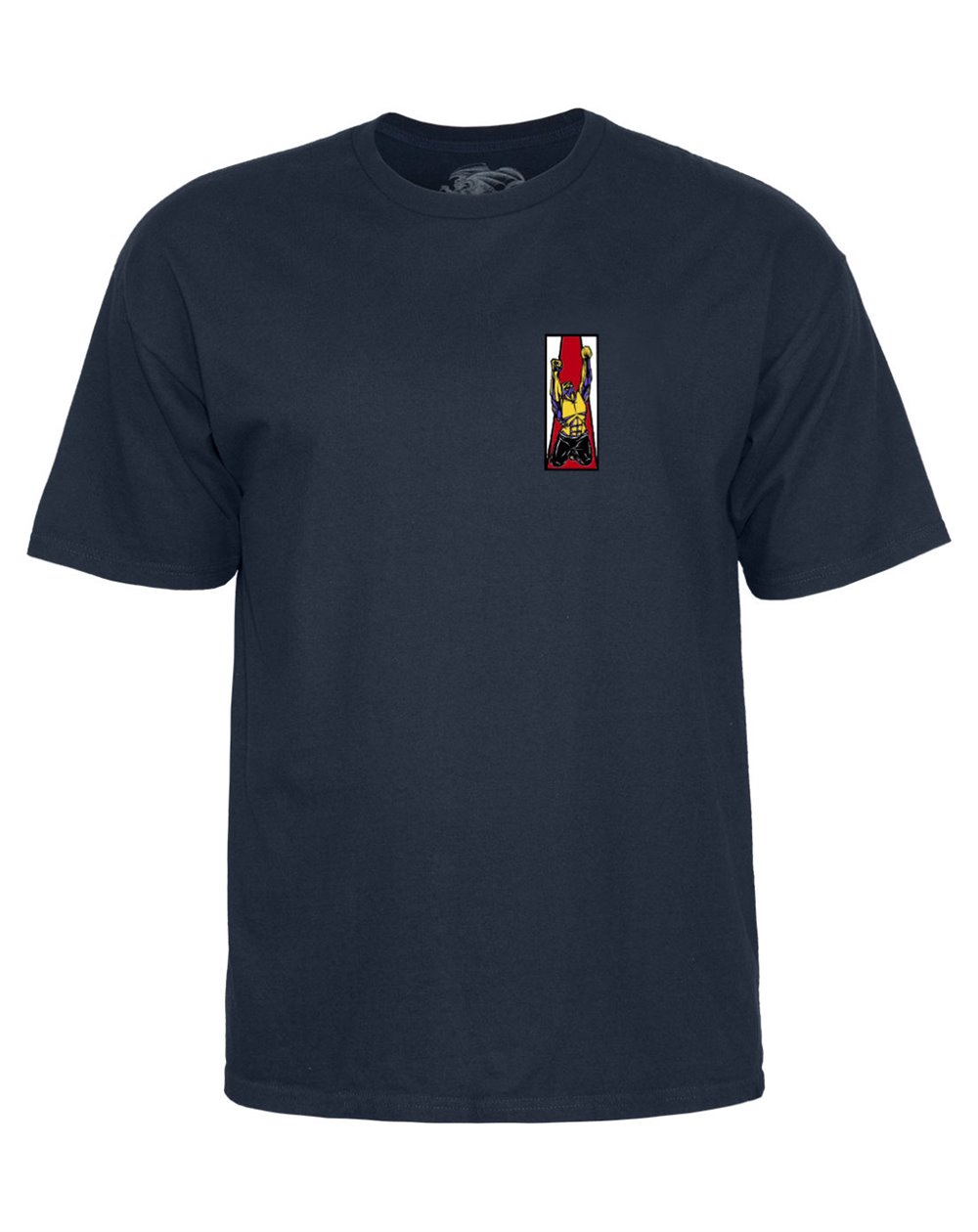 Powell Peralta T-Shirt Homme Mike Frazier Yellow Man (Navy)