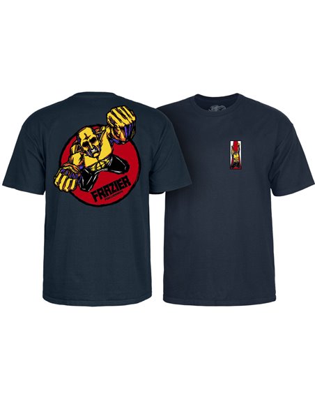 Powell Peralta T-Shirt Uomo Mike Frazier Yellow Man (Navy)