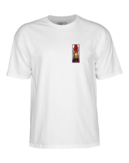 Powell Peralta Camiseta Hombre Mike Frazier Yellow Man (White)