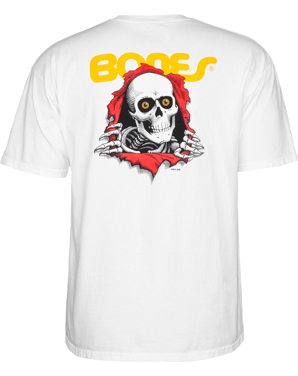 Powell Peralta Camiseta Hombre Ripper (White)