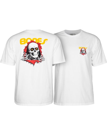 Powell Peralta T-Shirt Homme Ripper (White)