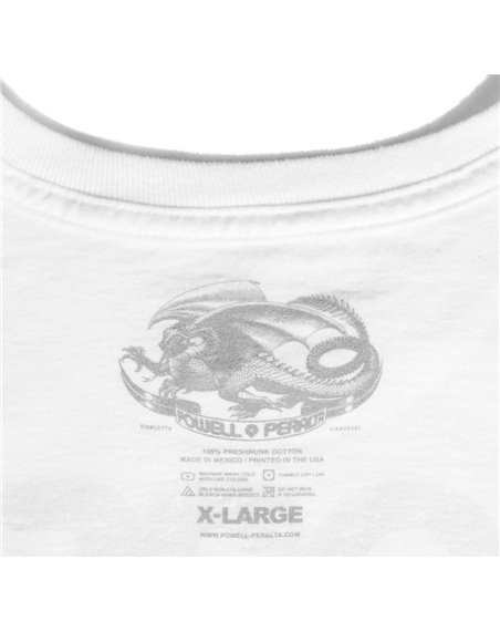 Powell Peralta Camiseta Hombre Ripper (White)