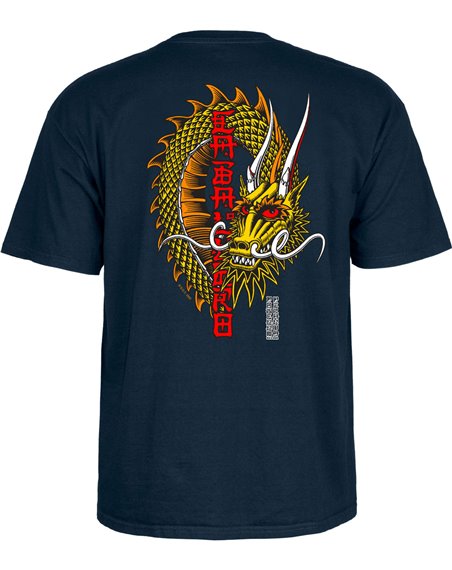 Powell Peralta Camiseta Steve Caballero Ban This Dragon (Navy)