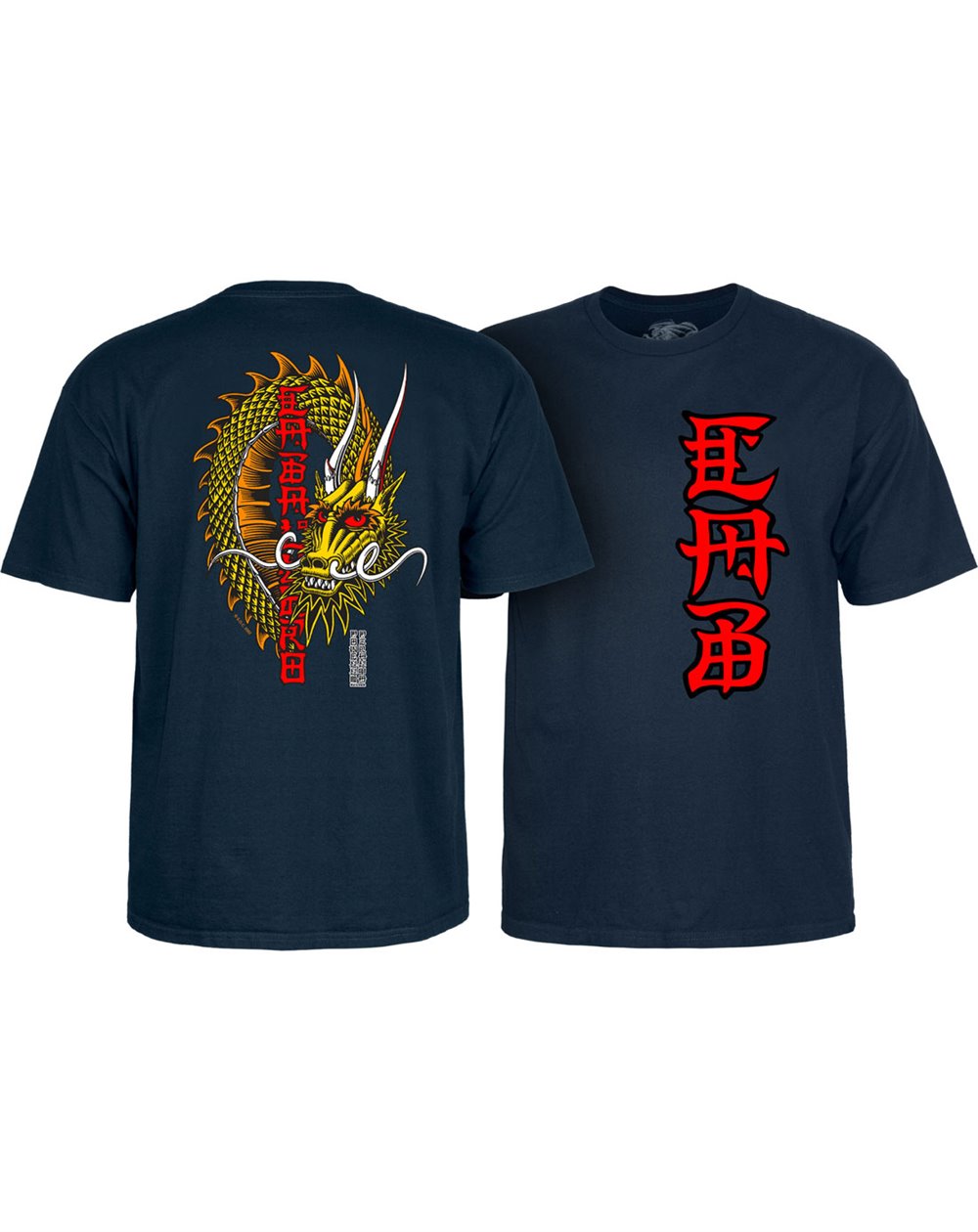 Powell Peralta Herren T-Shirt Steve Caballero Ban This Dragon Navy