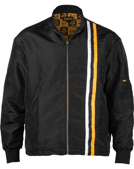 Bones Wheels Blouson Zippée Black & Gold pour Homme