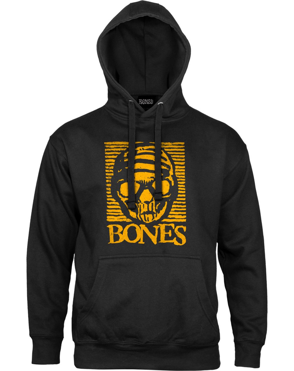 Bones Wheels Black & Gold Hoodie for Men