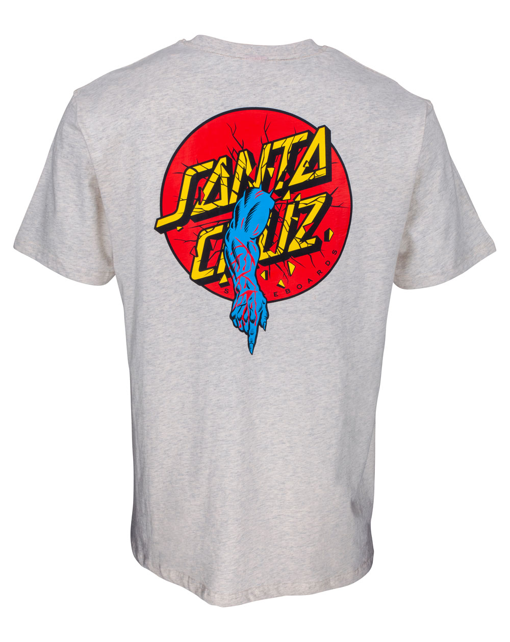 Santa Cruz Rob Dot T-Shirt Uomo Athletic Heather