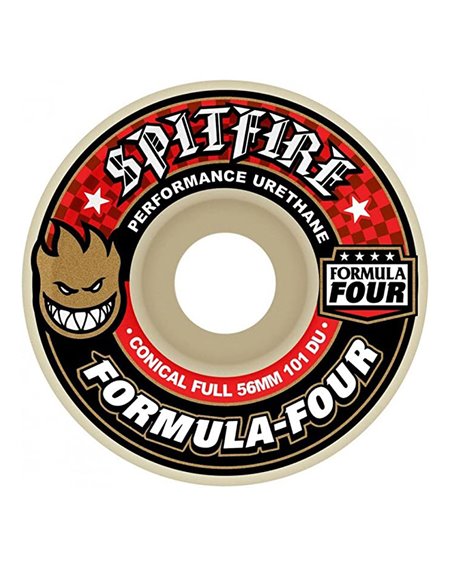 Spitfire Rodas Skate Formula Four Conical Full 56mm 101A 4 peças