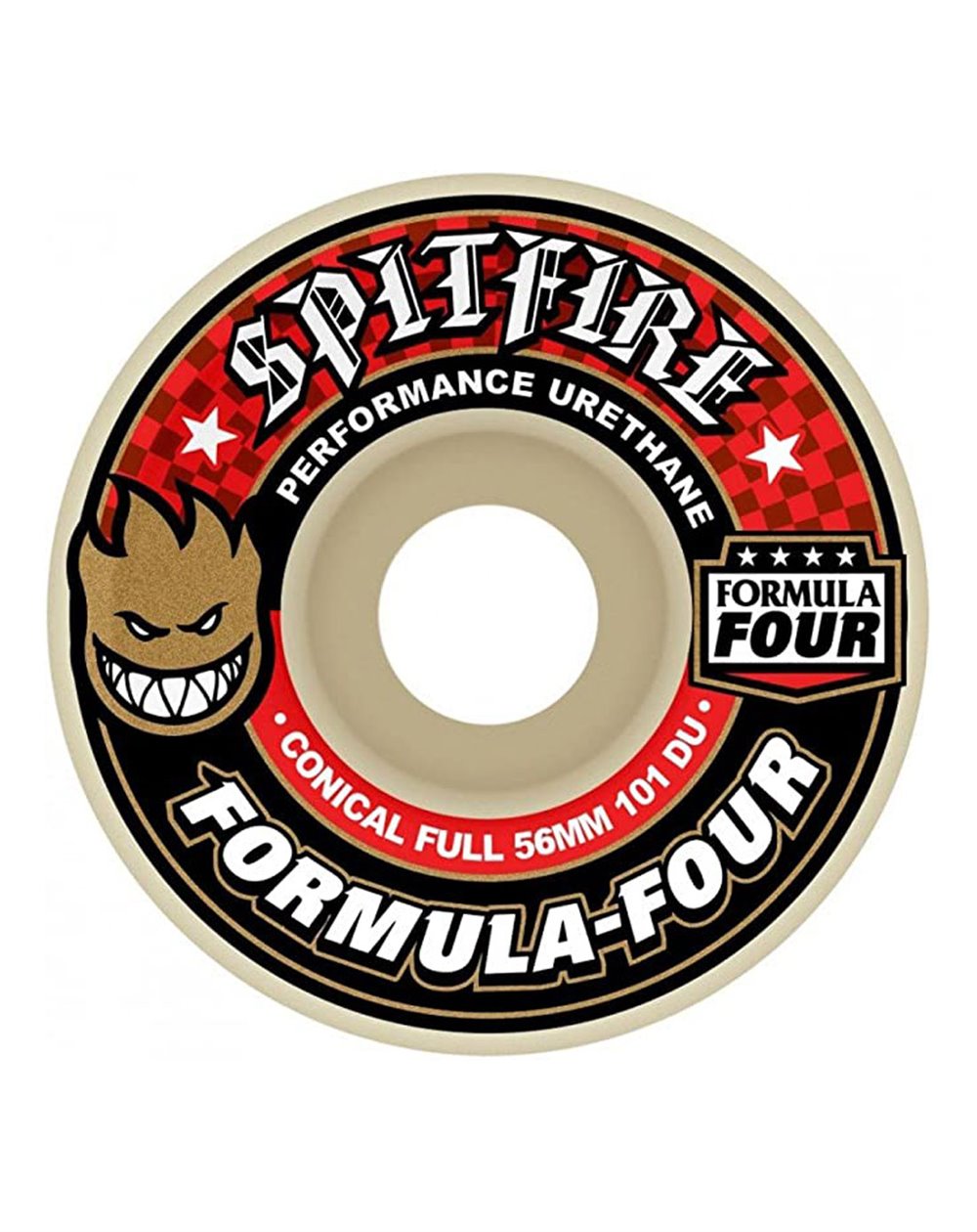 Spitfire Formula Four Conical Full 56mm 101A Skateboard Wheels pack of 4