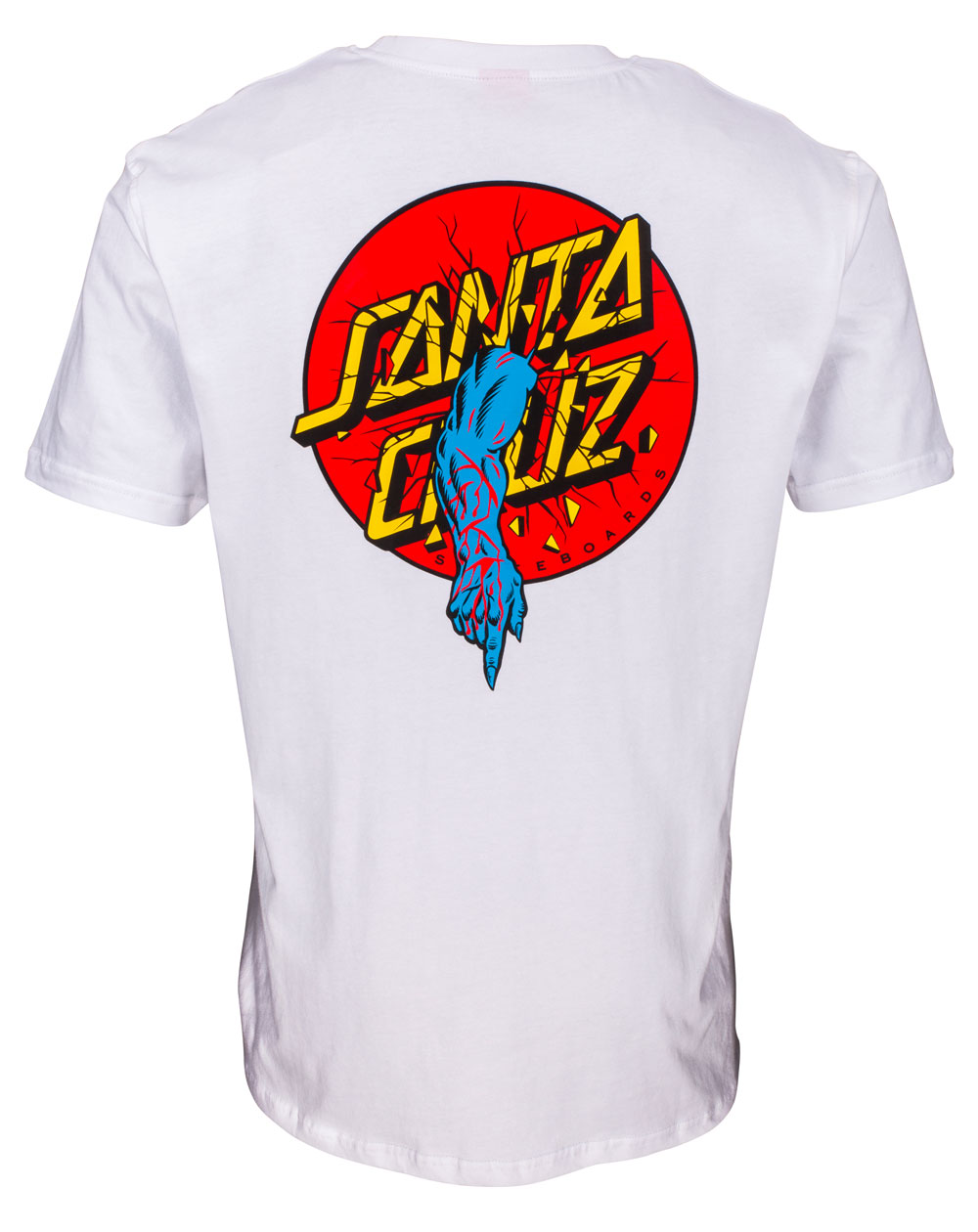 Santa Cruz Men's T-Shirt Rob Dot White