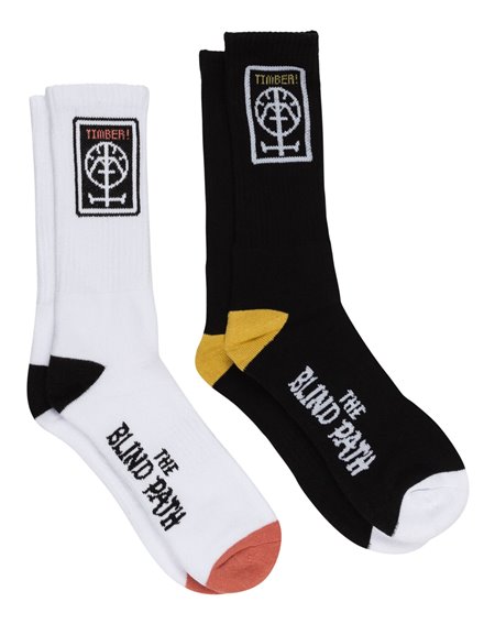 Element Skate Socks Timber pack of 2