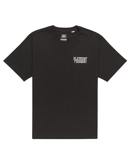 Element T-Shirt Uomo Timber Jester (Off Black)