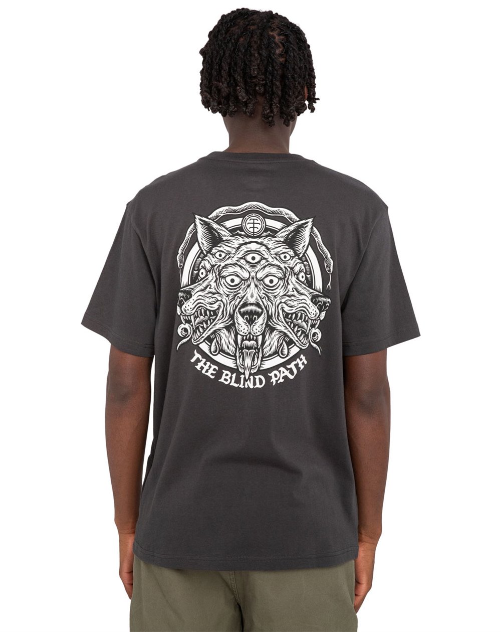 Element T-Shirt Uomo Timber Jester (Off Black)