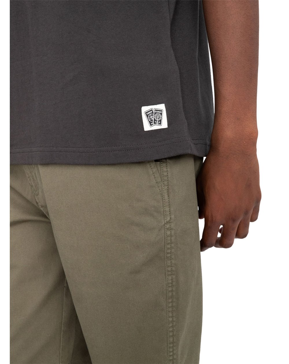 Element Camiseta Hombre Timber Jester (Off Black)