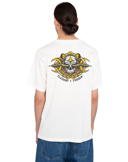 Element Camiseta Hombre Timber Sight (Egret)