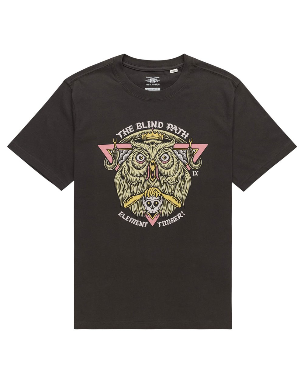 Element T-Shirt Homme Timber The King (Off Black)
