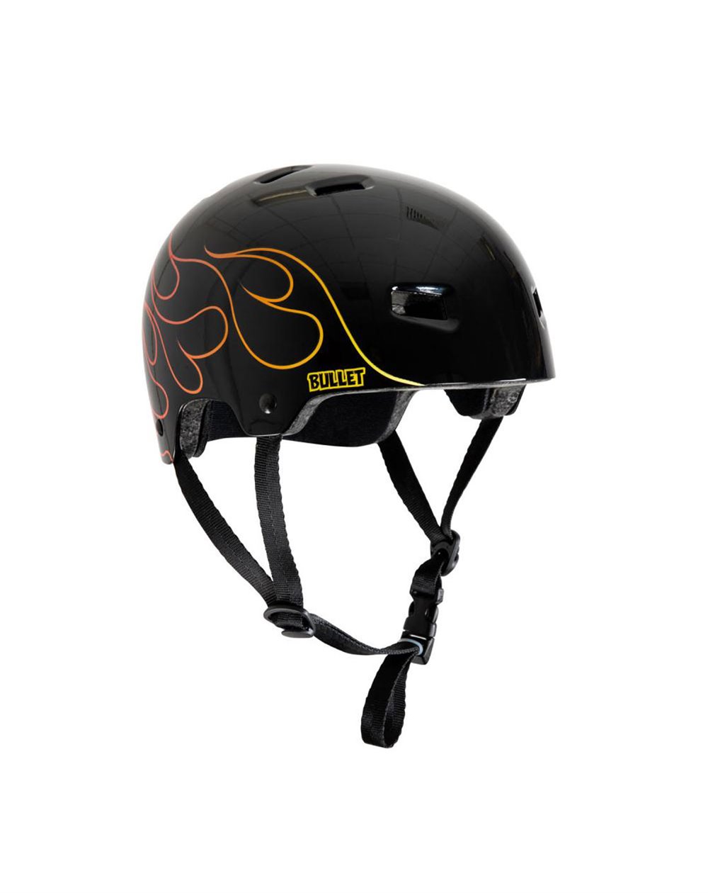 Bullet Safety Gear Casque Skateboard T35 Flame Youth