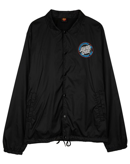 Santa Cruz Men's Coach Jacket Natas Screaming Panther (Black)