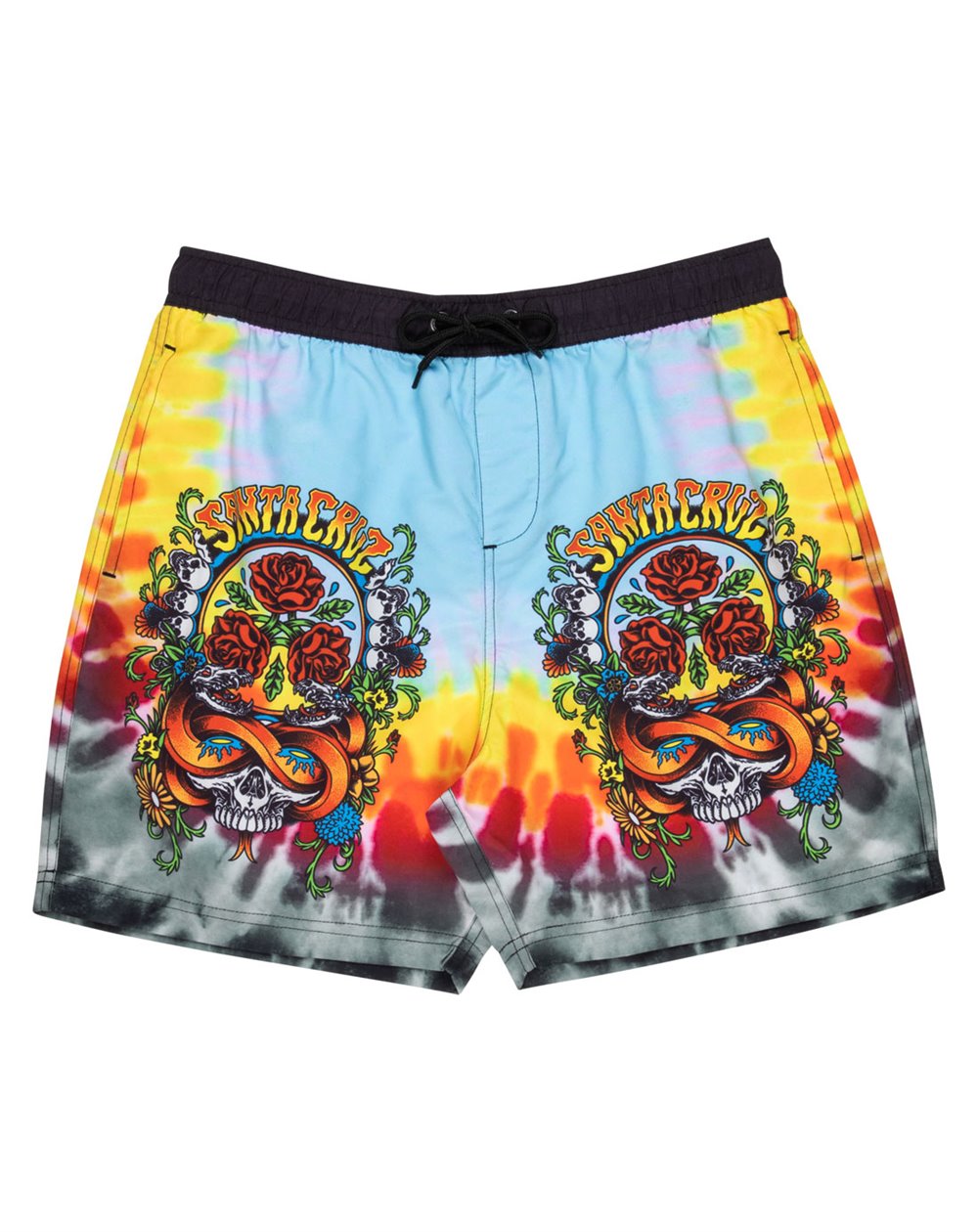 Santa Cruz Short de Bain Homme Dressen Rose Crew Three