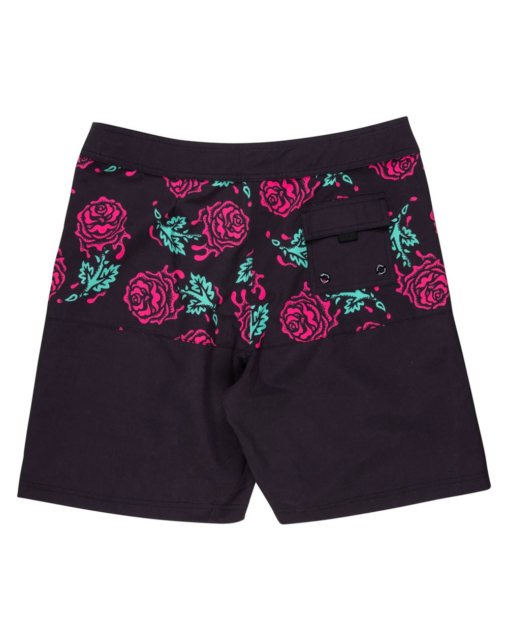 Santa Cruz Boardshort Hombre Dressen Rose Crew Two (Black)