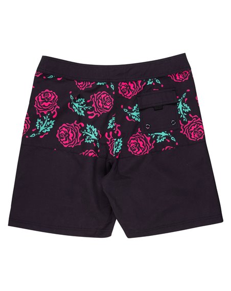 Santa Cruz Herren Boardshorts Dressen Rose Crew Two (Black)