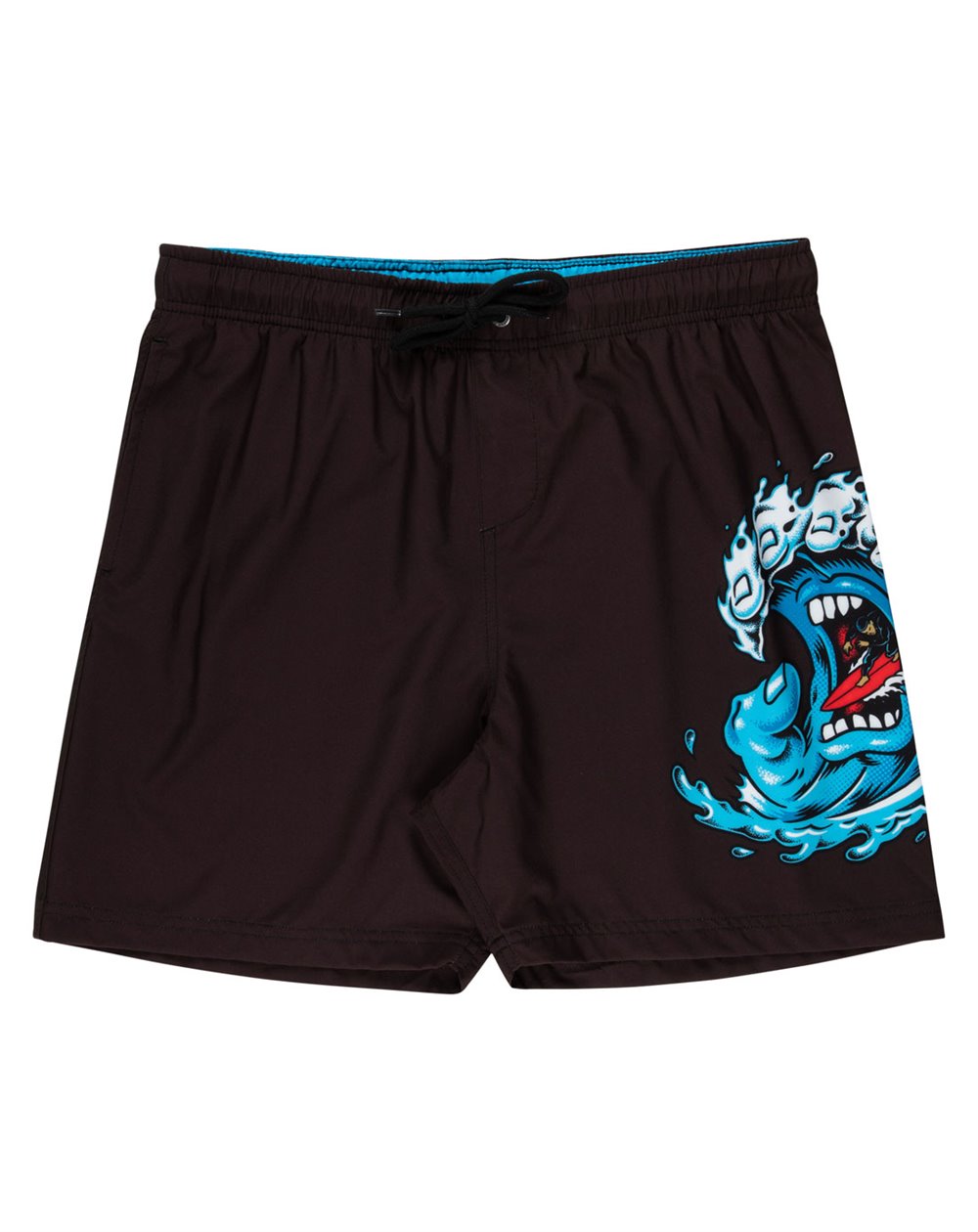 Santa Cruz Men's Swimshort Screaming Wave (Black)