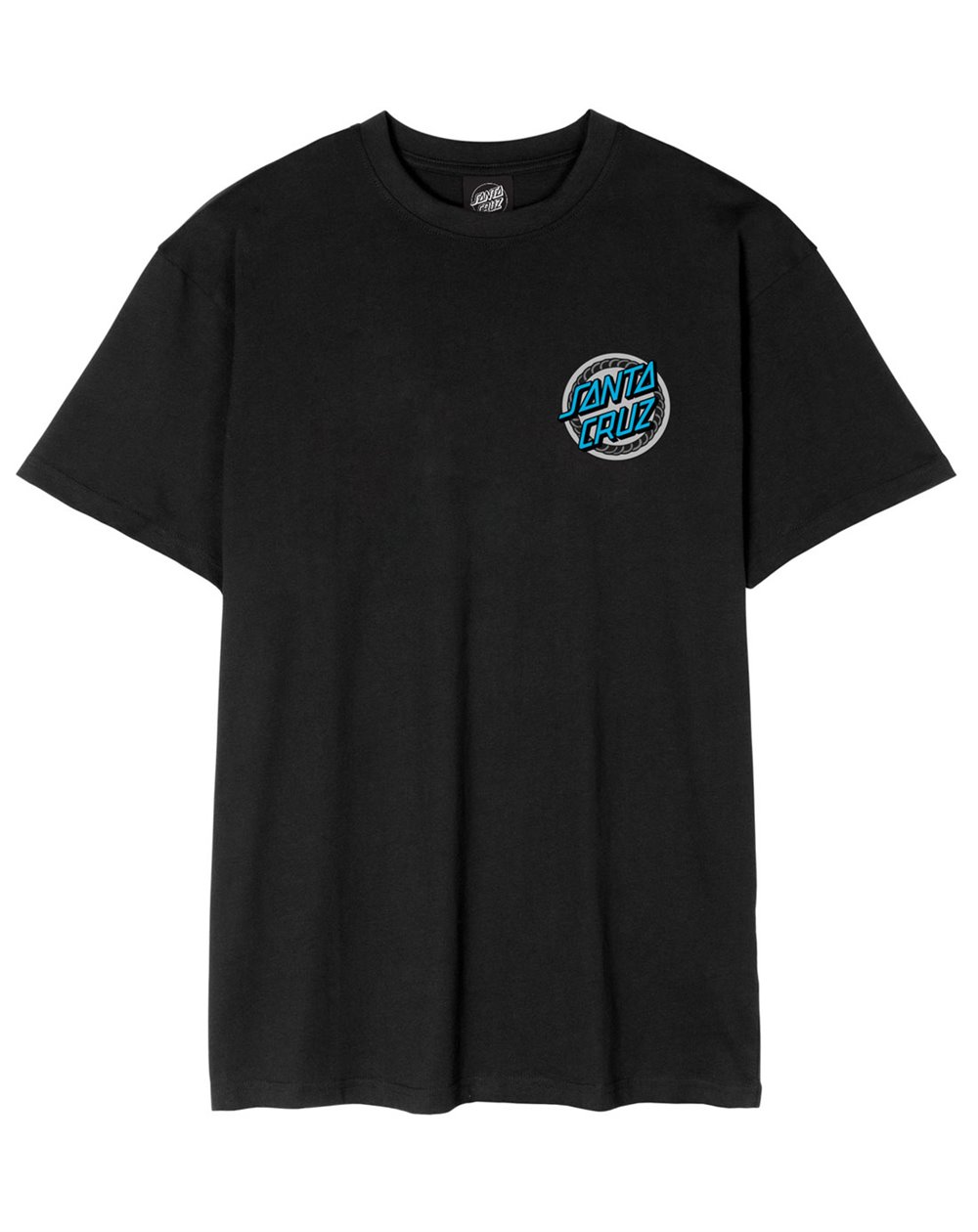 Santa Cruz T-Shirt Homme Dressen Rose Crew One (Black)