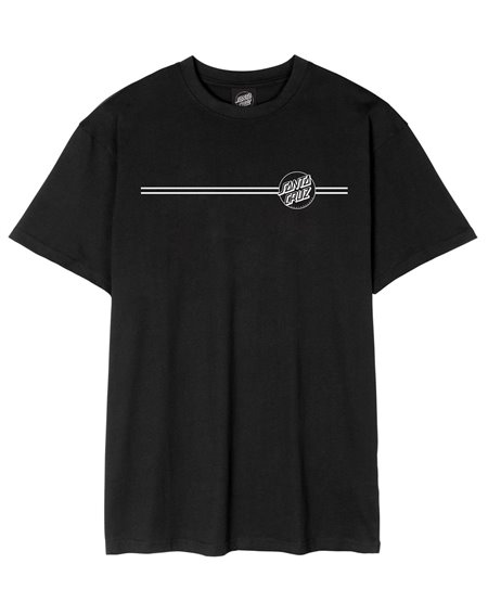 Santa Cruz Herren T-Shirt Opus Dot Stripe (Black) 2