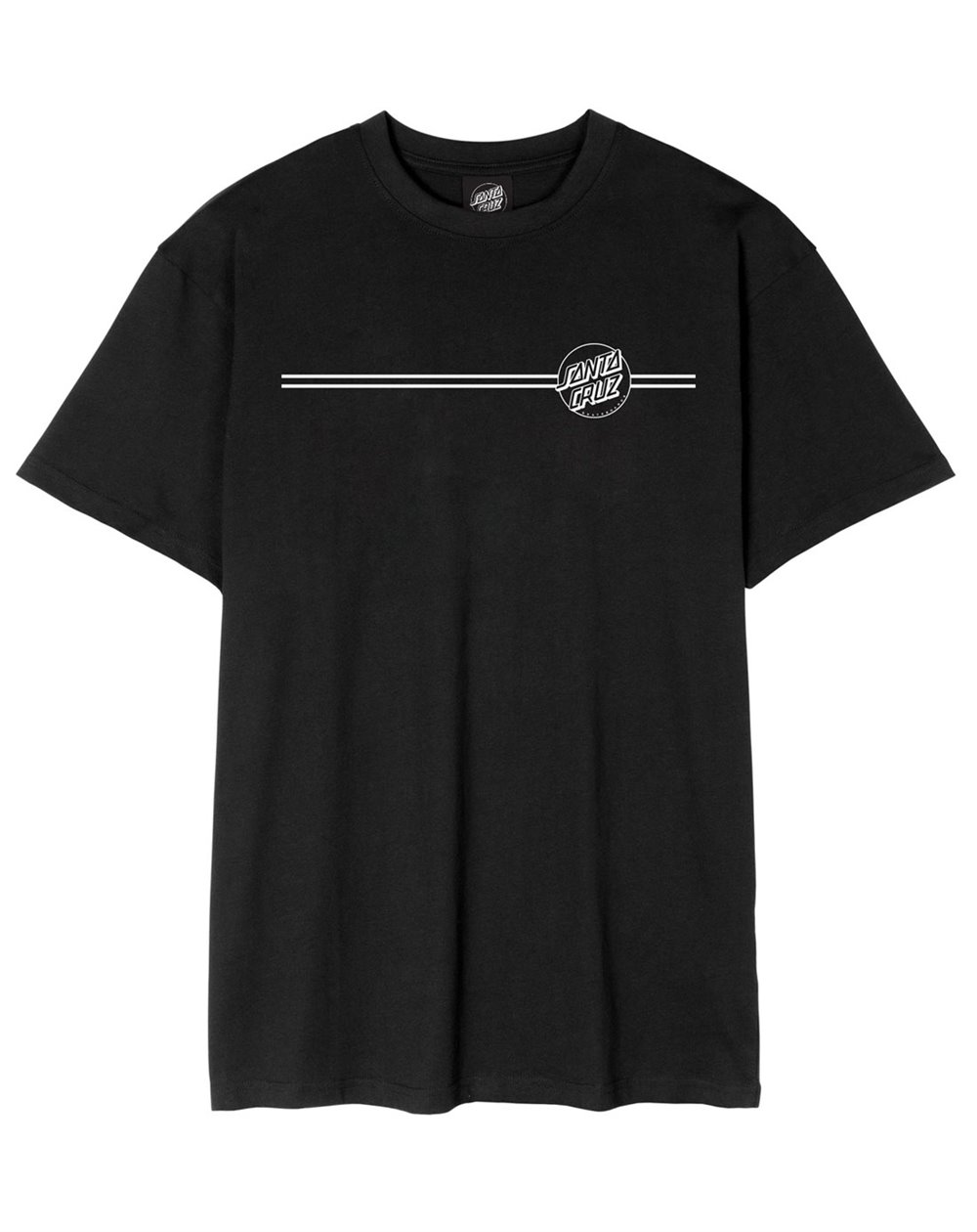 Santa Cruz Camiseta Homem Opus Dot Stripe (Black)