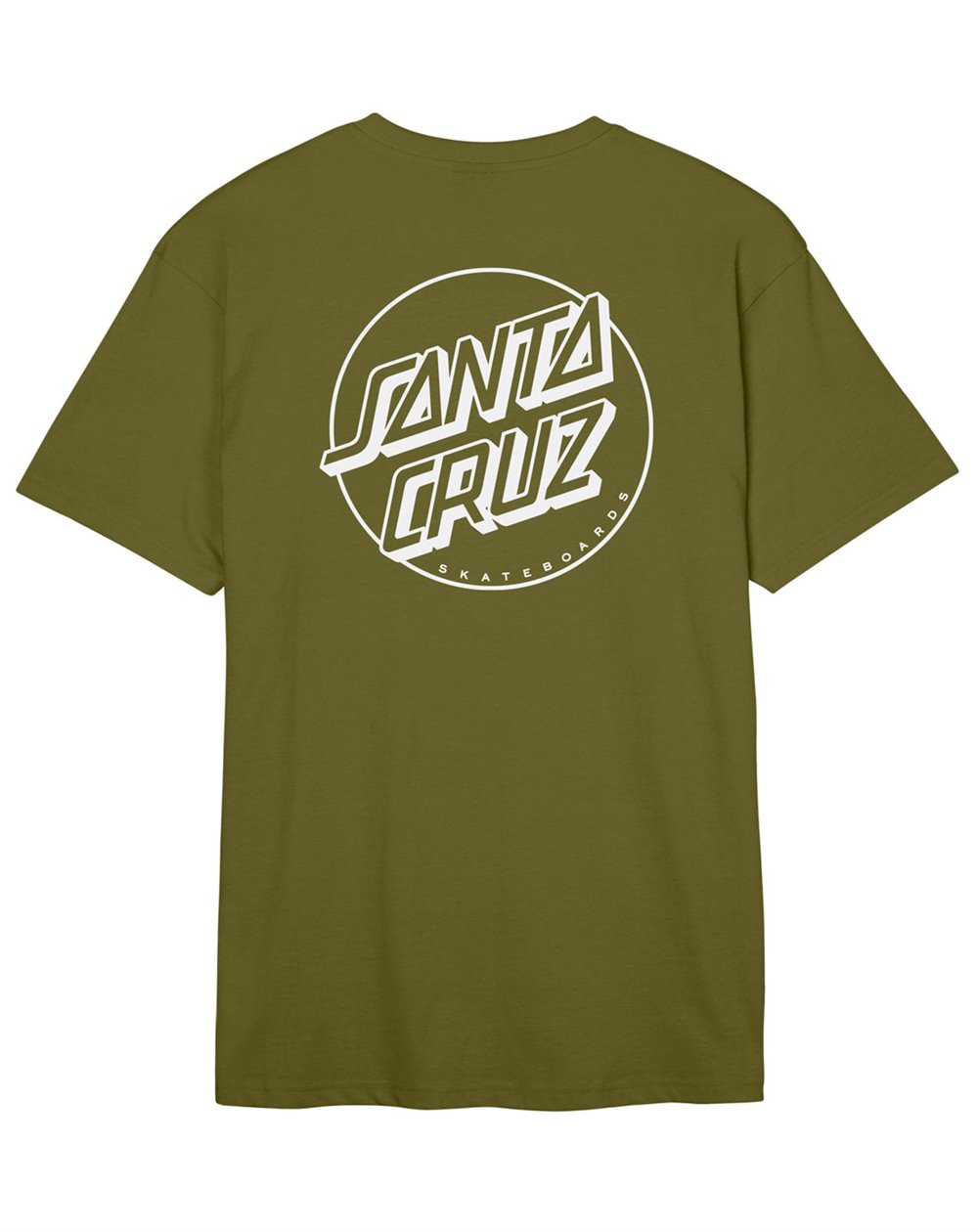 Santa Cruz Camiseta Homem Opus Dot Stripe (Sea Kelp)