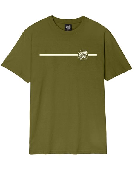 Santa Cruz Herren T-Shirt Opus Dot Stripe (Sea Kelp)