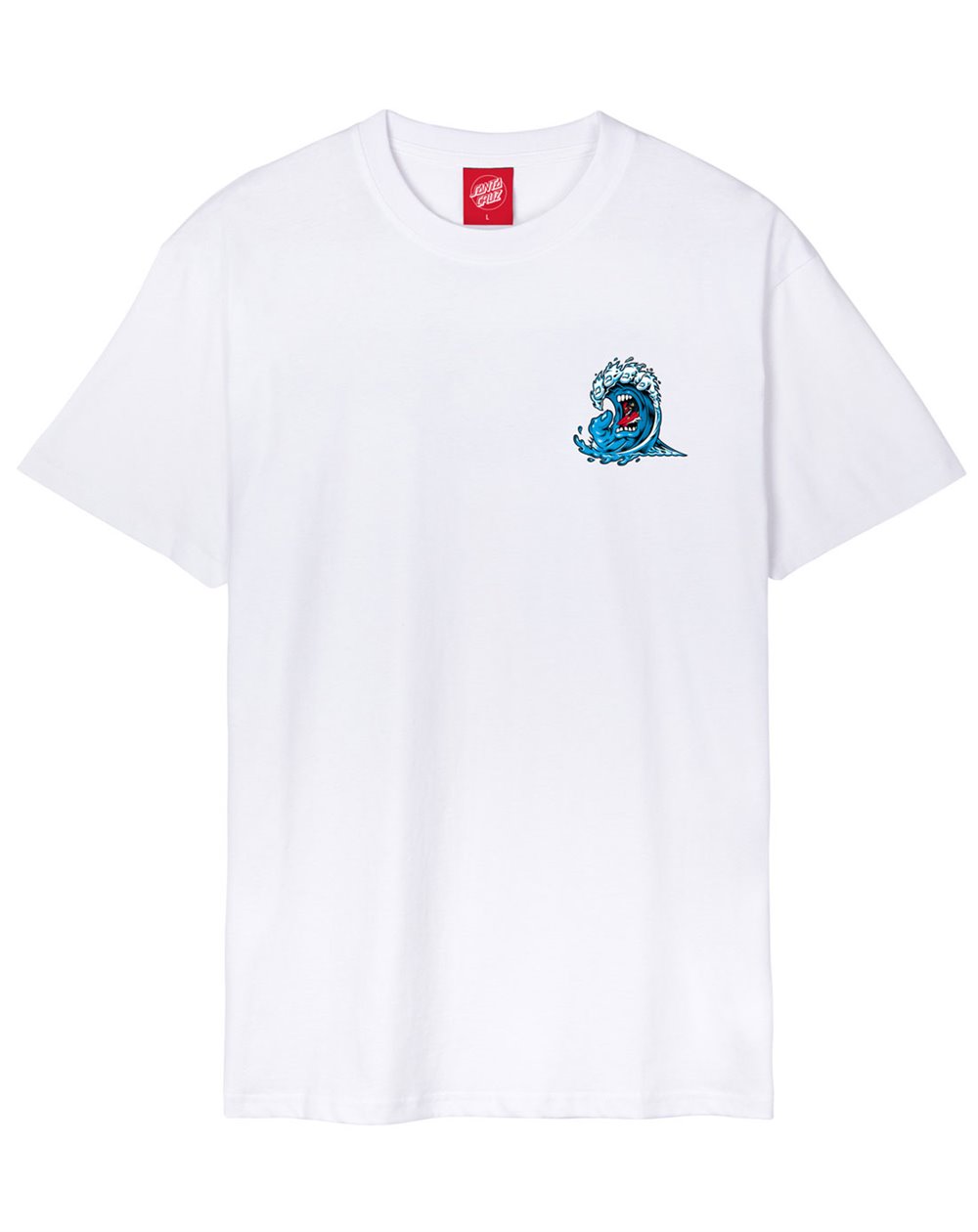 Santa Cruz T-Shirt Homme Screaming Wave (White)