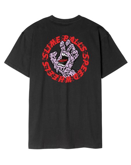 Santa Cruz Camiseta Homem Slime Balls Hand (Black)