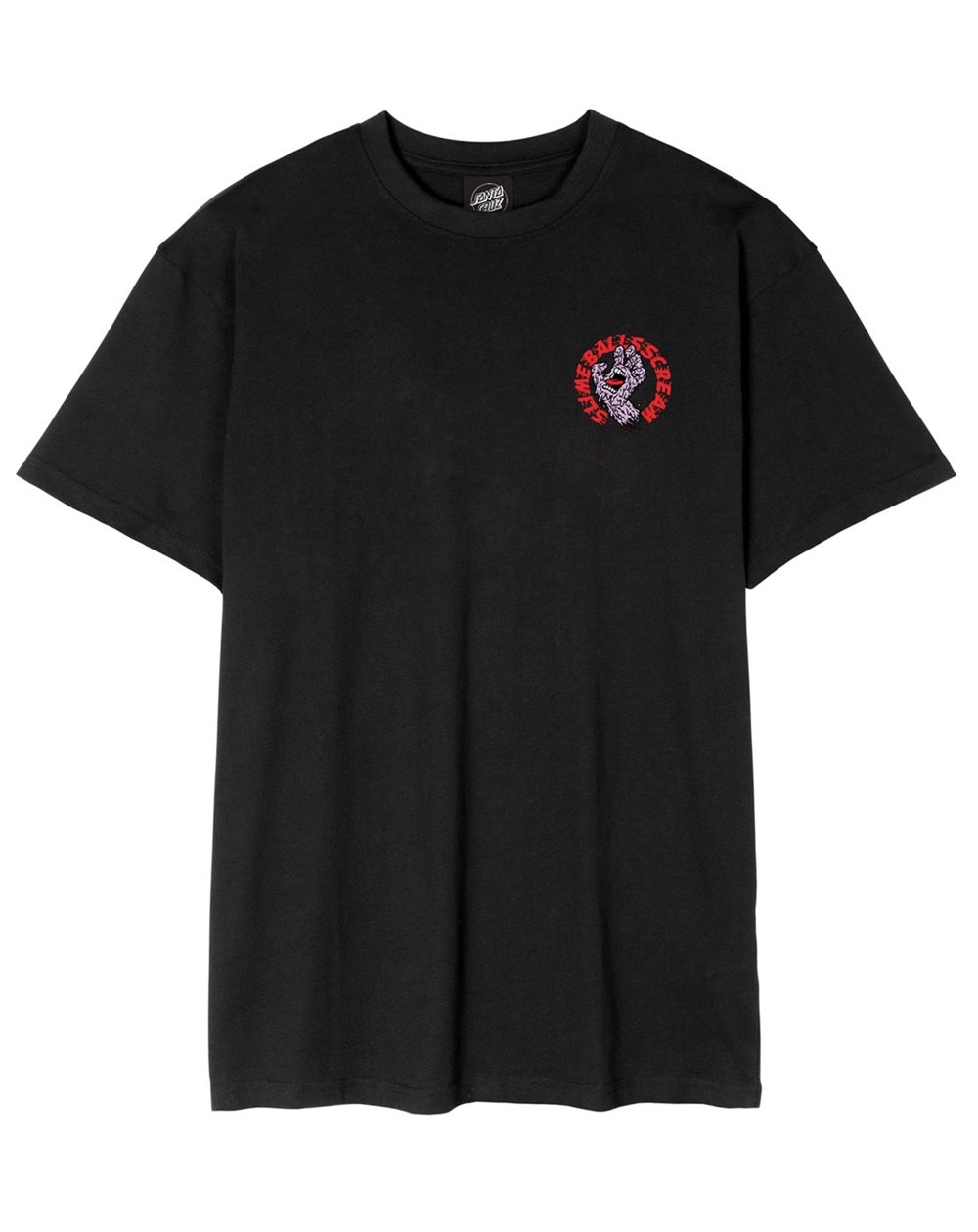 Santa Cruz Camiseta Homem Slime Balls Hand (Black)