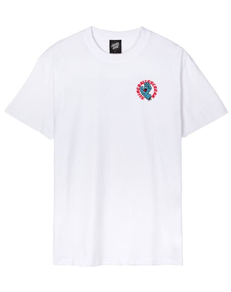 Santa Cruz Herren T-Shirt Slime Balls Hand (White)
