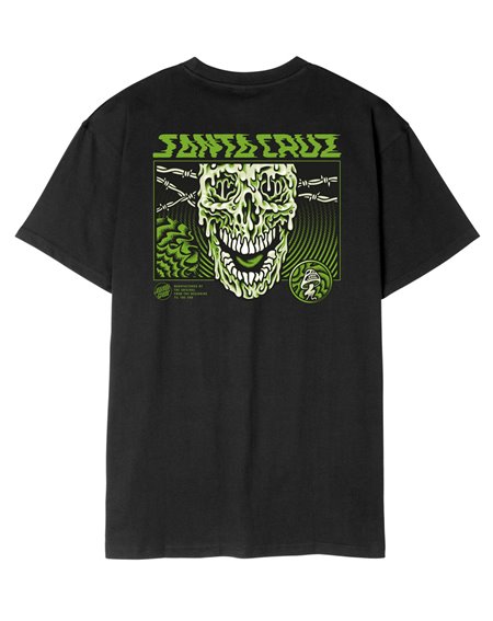 Santa Cruz Camiseta Homem Toxic Skull (Black)