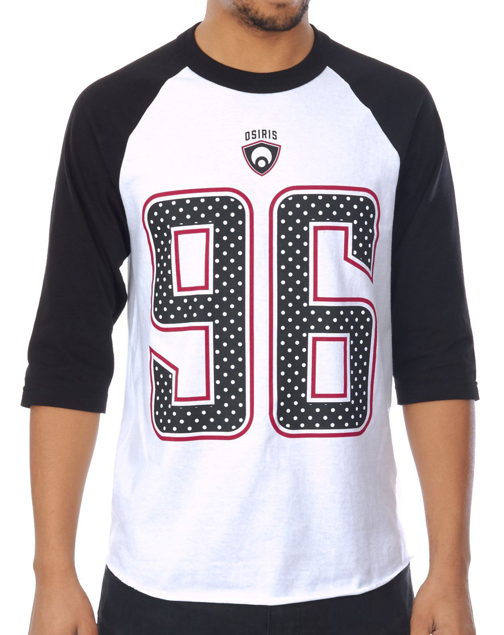 Osiris Game Day Camiseta para Hombre Black/White