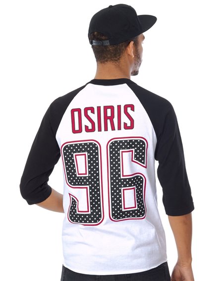Osiris Men's T-Shirt Game Day Black/White