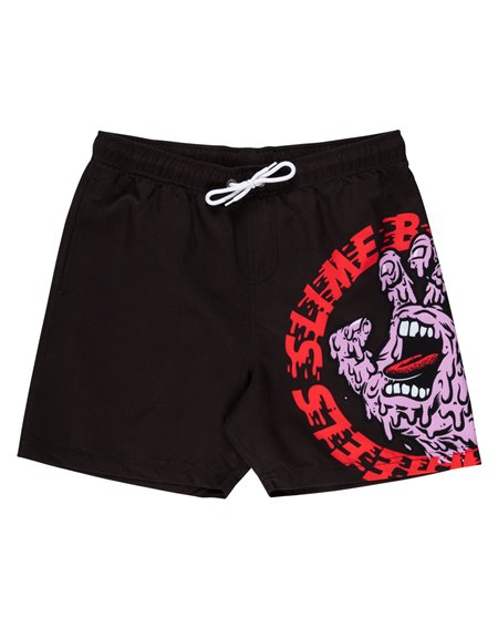 Santa Cruz Shorts Praia Homem Slime Balls Hand (Black)