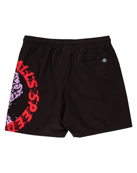 Santa Cruz Men's Swimshort Slime Balls Hand (Black) 2