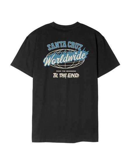 Santa Cruz Men's T-Shirt TTE Worldwide (Black)