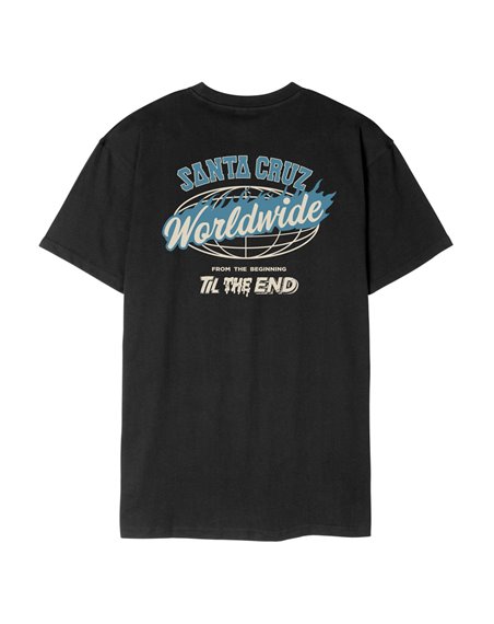 Santa Cruz Men's T-Shirt TTE Worldwide (Black)