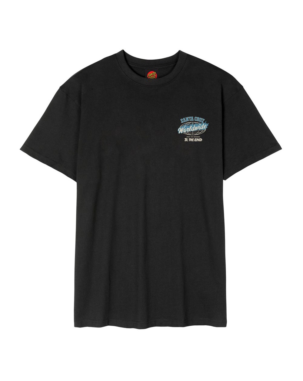 Santa Cruz Men's T-Shirt TTE Worldwide (Black)