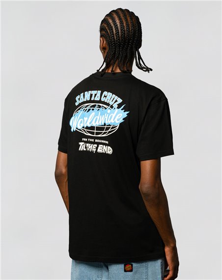 Santa Cruz Herren T-Shirt TTE Worldwide (Black)