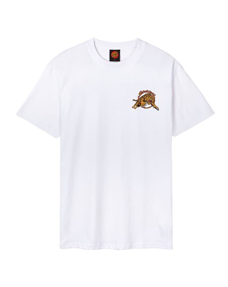 Santa Cruz Camiseta Homem Salba Tiger Redux (White) 2
