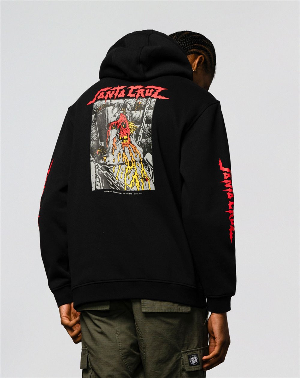 Santa Cruz Herren Kapuzenpullover Pace Dungeon (Black)