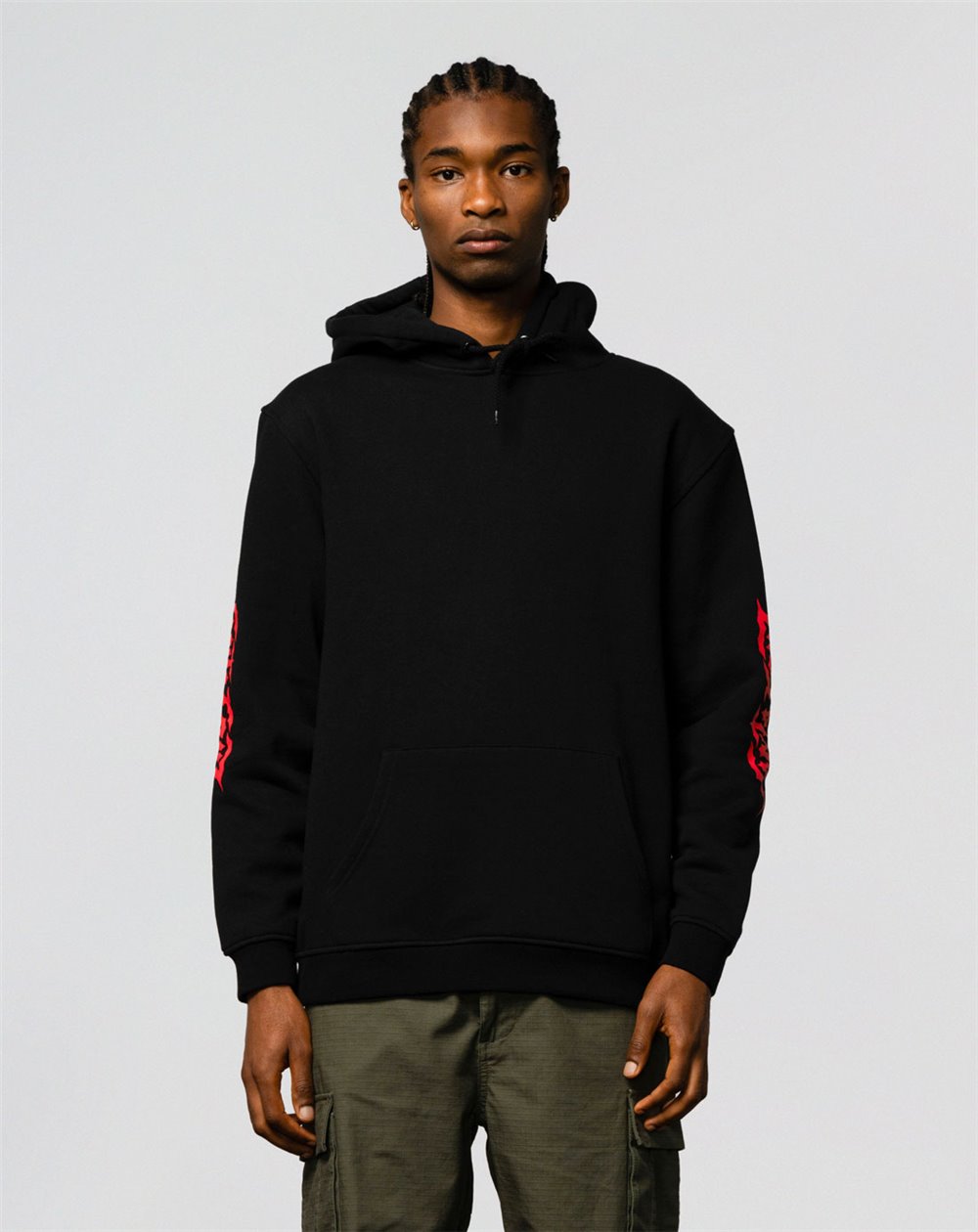 Santa Cruz Men's Hoodie Pace Dungeon (Black)