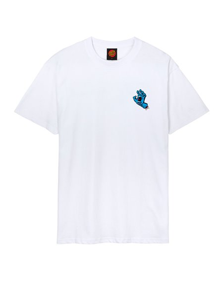 Santa Cruz Camiseta Homem Screaming Hand Chest (White) 2